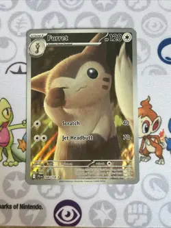Furret Illustration Rare Pokemon Journey Together #168/159 Near Mint - Image 1
