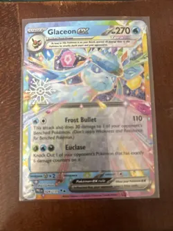 Glaceon Ex #26 Stamped Pokemon Holiday Calendar 2025 Near Mint - Image 1