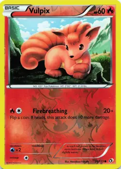POKEMON Vulpix #20/113 Reverse Holo Legendary Treasures NM - Image 1