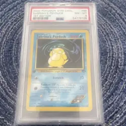 Pokemon Sabrina's Psyduck Gym Challenge 2000 1st Edition PSA 8 Regular #99/132 - Image 1