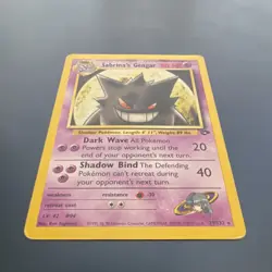 Pokemon Sabrina's Gengar Gym Challenge Rare Regular 29/132 90 HP 2000 - Image 3