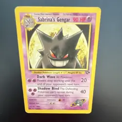 Pokemon Sabrina's Gengar Gym Challenge Rare Regular 29/132 90 HP 2000 - Image 4