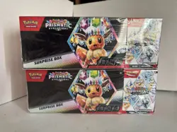 Sam's Club Pokemon Prismatic EvolutionsSurprise Box & Booster Bundles Set of 2 - Image 1
