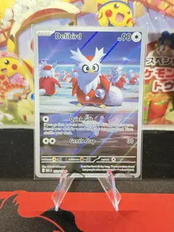 Delibird 152/132 Pokemon Me01: Mega Evolution Holo Full Art English Near Mint #1 - Image 1