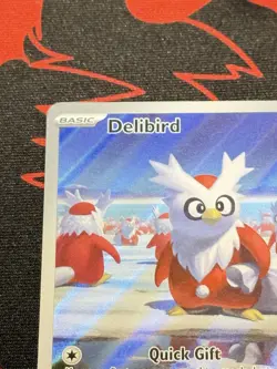 Delibird 152/132 Pokemon Me01: Mega Evolution Holo Full Art English Near Mint #1 - Image 3