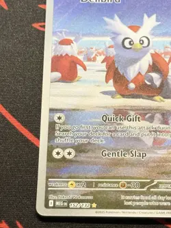 Delibird 152/132 Pokemon Me01: Mega Evolution Holo Full Art English Near Mint #1 - Image 5