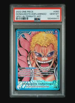 DONQUIXOTE DOFLAMINGO ALT ART 2022 OP-01 Leader PSA 10 - Image 3