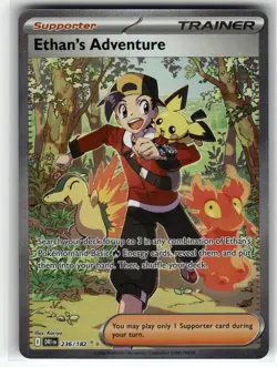 Ethan's Adventure 236/182 SV10: Destined Rivals NM Pokemon Card TCG - Image 1