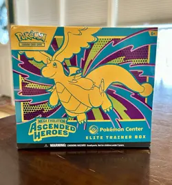 Ascended Heroes Pokemon Center Exclusive ETB Elite Trainer Box Card Tcg New - Image 1