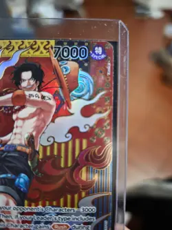 Portgas D. Ace (SP Alt Art) OP02-013 SR Two Legends ONE PIECE Card Game ENG RAW - Image 3