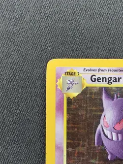 Pokemon Gengar TCG Fossil Holo Card 5/62 Unlimited Rare Vintage - Image 3