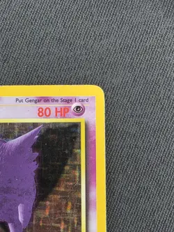 Pokemon Gengar TCG Fossil Holo Card 5/62 Unlimited Rare Vintage - Image 4