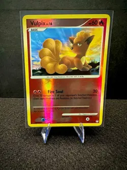 Vulpix 107/123 D&P Mysterious Treasures Reverse Holo Pokemon TCG Card LP - Image 1
