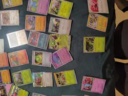 Bulk Foil and Nonfoil Reverse Foil Rares Basics All Around 70+Cards Lot Pokemon - Image 1