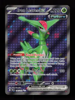 Iron Leaves ex 186/162 Ultra Rare SV05: Temporal Forces Pokemon Card - Image 1