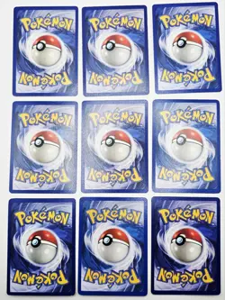 1999 Pokemon BASE SET Unlimited Edition COMPLETE Non Holo COMMON Cards Lot NM - Image 3
