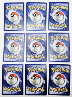 1999 Pokemon BASE SET Unlimited Edition COMPLETE Non Holo COMMON Cards Lot NM - Image 5