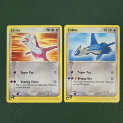 LP Latias 014 Latios 015 Black Star Promos Nintendo Pokemon Card Lot Set - Image 1