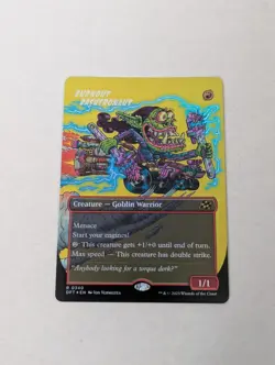 Burnout Bashtronaut (Borderless) MTG Aetherdrift - Foil - Image 1