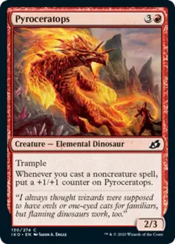 Pyroceratops - Foil - Ikoria: Lair of Behemoths #130/274 MTG Magic The Gathering - Image 1
