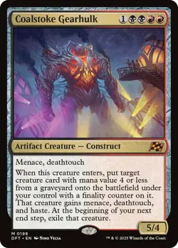 Mint/Near-Mint, English - 1 x MTG Coalstoke Gearhulk - Foil Aetherdrift - Image 1