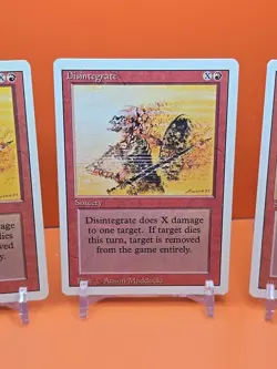🔴🔴🔴 (4) 1994 MAGIC The Gathering DISINTEGRATE REVISED 3RD EDITION PLAYED 🔴2 - Image 4