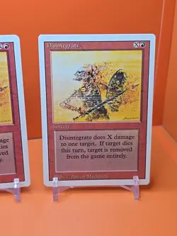 🔴🔴🔴 (4) 1994 MAGIC The Gathering DISINTEGRATE REVISED 3RD EDITION PLAYED 🔴2 - Image 5