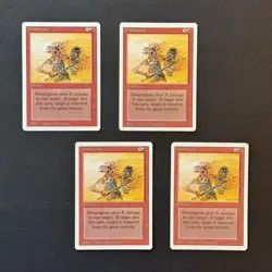 *** Disintegrate x4 Revised *** MtG Magic Gathering 1994 VINTAGE FAST SHIPPING - Image 1