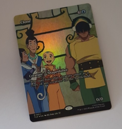 Clone Poster FOIL NM Avatar the Last Airbender MTG MAGIC THE GATHERING - Image 1