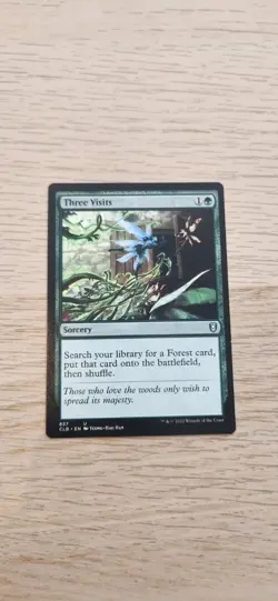 MTG / Three Visits / CLB / #837 / Regular / Uncommon / NM - Image 1