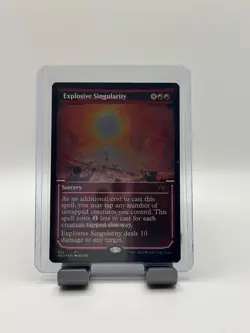 MTG, Explosive Singularity FOIL $3 ORDER MIN (Showcase) Kamigawa: Neon Dynasty - Image 1