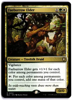 Faeburrow Elder NM BLC Commander: Bloomburrow MTG - Image 1