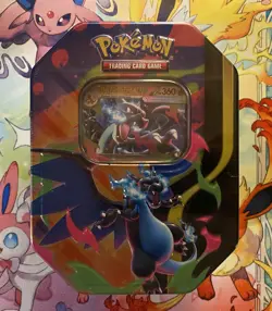 Pokemon - TCG - Mega Charizard X ex Tin - Image 1