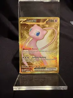 Pokemon Mew EX TCG 205/165 Sv: Scarlet & Violet 151 Holo Hyper Rare NM Condition - Image 1