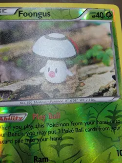 MP Pokemon Foongus 12/114 XY - Steam Siege Reverse Holo - Image 4