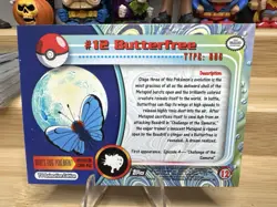 Butterfree #12 Topps Pokemon Tv Animation Edition - Image 2