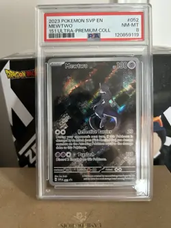 MEWTWO 151 ULTRA-PREMIUM COLL 052 PSA 8 2023 POKEMON SVP EN-SV BLACK STAR PROMO - Image 1