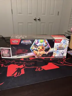 Pokemon Prismatic Evolutions Surprise Box And Booster Bundle- Sam's Club SEALED! - Image 1
