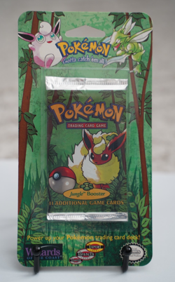 Pokemon Jungle Booster Blister Pack Flareon Artwork 1999 WOTC Factory Sealed - Image 1