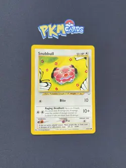 Pokemon TCG Snubbull Neo Revelation 55/64 Regular LP. - Image 1