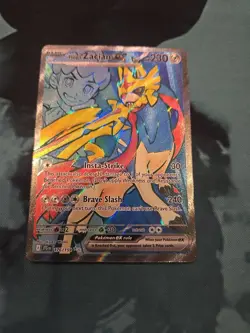 Hop's Zacian ex 176/159 Sv09: Journey Together Ultra Rare Holo Pokemon TCG - Image 1