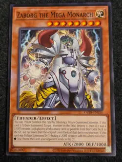 Yugioh - Zaborg The Mega Monarch NM - Common - OP28-EN016 - Image 1