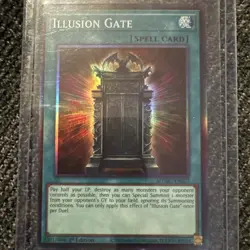 MZMU-EN023 Illusion Gate Collector's Rare 1st Edition YuGiOh - Image 1