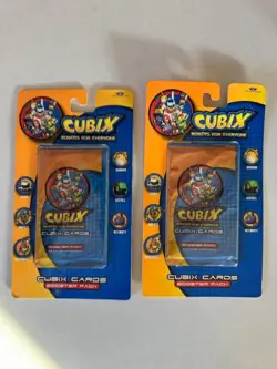 2 PACKS Cubix Robots for Everyone TCG Cards Booster Pack 11 cards NEW Sealed - Image 1