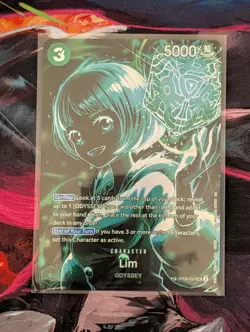 Lim (SP) OP09-037 Legacy of The Master Foil One Piece NM Alt Art Card Game Tcg - Image 1