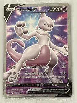 Mewtwo V SWSH229 SWSH: Sword & Shield Holo SEALED PROMO Pokemon Card - Image 3