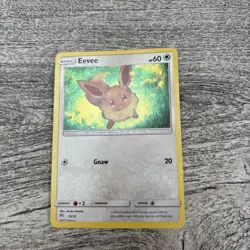 Pokemon TCG Eevee 12/12 – 2019 Promo Holo Card Basic - Image 1