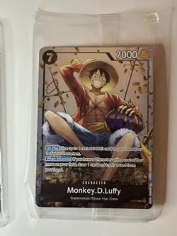 One Piece CCG Tin Promo Cards Set Sealed Luffy, Ace, And Sabo With Opened Tins - Image 4