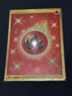 The Pokemon Company Fire Energy 284/264 Holo Basic Energy TCG Card - Image 1