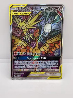 Pokemon TCG Moltres & Zapdos & Articuno GX SM210 Holo Promo Pokemon Card CRIMP - Image 1